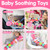 Baby Tummy Time Toy 0-6 Month Musical Stuffed Animal Plush Caterpillar Toy for Infant 6-12 Month Teething Sensory Toy with Crinkle Rattle for Babies 0-3-6 Month Newborn Toy for Boy Girl Birthday Gift