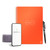 Rocketbook Core Reusable Spiral Notebook, Executive Size 6x8.8, Orange - Dotted Pages, App-Connected, Erasable, Durable Cover, Ideal for School, Work, and Creative Projects