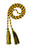 Tassel Depot Graduation Honor Cord - Gold/Black - Every School Color Available - Made in USA