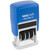 MaxMark Self-Inking Rubber Date Office Stamp with Denied Phrase & Date - Blue Ink (Max Dater)
