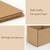 RLAVBL 8x6x6 Shipping Boxes Set of 25, Brown Corrugated Cardboard Mailer Box for Packing, Mailing, Business