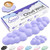 Sushret Cloud Wrist Rest Keyboard, Cloud Palm Rest Set with PU Leather Memory Foam, Cute Keyboard Rest for Wrist Support and Arm Rest, Desk Cloud Wrist Pad for PC/Gaming/Hand Cushion/Computer-Purple