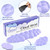 Sushret Cloud Wrist Rest Keyboard, Cloud Palm Rest Set with PU Leather Memory Foam, Cute Keyboard Rest for Wrist Support and Arm Rest, Desk Cloud Wrist Pad for PC/Gaming/Hand Cushion/Computer-Purple