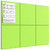 MaxGear Large Cork Board for Wall 36" x 24", Fruit Green Bulletin Board, 6 Pack Felt Wall Tiles with Pushpins, Cork Boards for Office Pin Board Tack Board Cork Boards