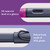 LAMY safari violet-blackberry - Fountain Pen with ergonomic grip & polished steel nib in size M - ideal for any Writing & Calligraphy - including LAMY T 10 blue cartridge - Right-Handed