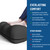 Everlasting Comfort Adjustable Cloud Foot Rest for Under Desk at Work with Pressure Point Nodes - Ergonomic Memory Foam Office Foot Stool & Desk Footrest for Gaming & Home Office, Supports Posture