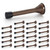 Ravinte Door Stoppers, 24 Pack Spring Door Stops with Rubber Bumper, Oil Rubbed Bronze Door Stoppers for Bottom of Door