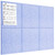 MaxGear Large Cork Board for Wall 36" x 24", Light Blue Bulletin Board, 6 Pack Felt Wall Tiles with Pushpins, Cork Boards for Office Pin Board Tack Board Cork Boards