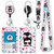 Nurse Lanyards for Id Badges and Keys, White Id Card Holders for Badges with Breakaway Lanyard, Card Protector with Badge Reel Retractable Heavy Duty, Cute Pharmacy Artistic Design