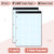 Mr. Pen- Graph Paper, 2 Pack of 55 Sheets, 8.5"x11", 4x4 (4 Squares Per Inch), 3-Hole Punched, Graphing Paper, Grid Paper Pad, Math Graph Paper Pad, Drafting Paper, Computation Pads, Square Paper