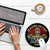 Gctriki Skull Mouse Pad, Funny Round Mouse Pads for Desk, Skeleton Small Mousepad for Laptop Gaming, Stitched Edge Non-Slip Rubber Base, Funny Cute Office Desk Accessories Decor for Women It's Fine
