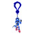 Sonic The Hedgehog Backpack Hanger Series 3 Collectors Box 5-Pack: Backpack Keychain Toy, Party Favor & Fidget Toys for Kids - Entire Series 3 Set w/Sonic The Hedgehog Figures