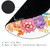 Gctriki Round Mouse Pad, Cute Butterfly Flower Mousepad for Laptop Gaming Women, with Stitched Edge Non-Slip Rubber Base, Feminist Inspirational Quote Mouse Pad, Home Office Decor Desk Accessories