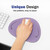 GREEDY FARMERS Mouse pad, Non-Slip Washable Waterproof Computer Mouse pad (Lavender Purple)