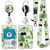 Immaturus Cute Cat Lanyard with Id Holder, Plant ID Badge Holder with Retractable Lanyard, ID Holder with Badge Reel Clips, Animal Keychain Name Tag ID Card Holder Teacher Women Doctor Office Gift
