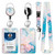 Lanyards for ID Badge Holder for Women Cute, Teacher Lanyard with ID Holder Clip,Retractable Keychain Badge Reel Heavy Duty, Teacher Nurse Work Office Gifts (#24:Fresh Pattern)