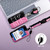 Lanyards for ID Badge Holder for Women Cute, Teacher Lanyard with ID Holder Clip,Retractable Keychain Badge Reel Heavy Duty, Teacher Nurse Work Office Gifts (#9:Black & Pink Panther)