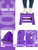 Dyforce Folding Step Stool 9", Kids Step Stool, Heavy Duty Step Stools for Adults, Compact Foot Stools, Light-Weight Toddler Step Stool for Kitchen, Bathroom, Holds Up to 300 lbs (Purple)