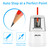 JARLINK Electric Pencil Sharpener, Heavy-Duty Helical Blade to Fast Sharpen, Auto Stop for No.2/Colored Pencils(6-8mm), USB/Battery Operated in School Classroom/Office/Home (White)