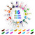 AROIC 16Colors Kids Washable Finger Paint, Non-Toxic, Art Painting Supplies for Toddlers, Finger Painting Supplies for Kids, Hand Painting DIY Crafts