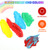 AROIC 16Colors Kids Washable Finger Paint, Non-Toxic, Art Painting Supplies for Toddlers, Finger Painting Supplies for Kids, Hand Painting DIY Crafts