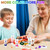 AROIC 16Colors Kids Washable Finger Paint, Non-Toxic, Art Painting Supplies for Toddlers, Finger Painting Supplies for Kids, Hand Painting DIY Crafts