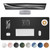Non-Slip Desk Pad, Large Mouse Pad, Waterproof PU Leather Desk Blotter Mat, Black, 24" x 13.7"