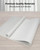 PU Leather Desk Pad Protector - 48" x 17" Office Desk Mat, Non-Slip, Waterproof, Ivy White