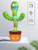 Keculf Cactus Baby Toy can be Adjusted Volume, Dancing Singing Cactus Toy with LED Light. Cactus Toy for Kids Talking Smart Toy, Talking Cactus Infant Toy Exquisite Yarn Bag Packaging
