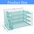 gianotter 2025 New Large Capacity Desk Organizer with Detachable Magazine Holder, 4-Tier Paper Organizer Letter Tray, Desk Accessories for A4 Paper and Document Storage(Blue)