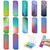 48 Pieces Anxiety Sensory Stickers with Storage Box - Sensory Strips 2 Textured Surface Adhesives Fidget Strips for Office & Classroom Desk Relieve Adult & Teen Stress (Gradient Style)