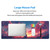 Gaming Mouse Pad Desk Pad,Extended Big Mouse Pad,31.5x11.8 Inch Long Computer Keyboard Mouse Mat Mousepad with 3mm Non-Slip Base and Stitched Edge for Gaming and Office (Sunset Cat)