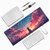 Gaming Mouse Pad Desk Pad,Extended Big Mouse Pad,31.5x11.8 Inch Long Computer Keyboard Mouse Mat Mousepad with 3mm Non-Slip Base and Stitched Edge for Gaming and Office (Sunset Cat)
