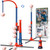 3-in-1 Baseball Set for Kids and Toddlers Ages 3-5  Includes Tee Ball Stand, Hanging Tee, Automatic Ball Launcher, and 6 Softballs  Adjustable Height for Indoor/Outdoor Play  Sports Gift for Boys