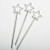 Rhode Island Novelty Mini Sequin Star Wands | Silver | Pack of 12