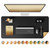 YSAGi Double-Sided Desk Pad, 35.4"x17"Leather Desk Mat, Eco Cork Desk Pad Protector,Large Mouse Pad,Waterproof Desk Blotter for Office/Home(Black)