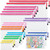 JARLINK 20 Pack 8 Sizes Mesh Pouch, 9 Colors, Waterproof Zipper File Bags Document Multipurpose Travel Bags for Office, School, Board Game, Puzzles, Cosmetics, Travel Accessories, and Home Organize