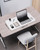 YSAGi Double-Sided Desk Pad, 31.5"x15.7"Leather Desk Mat, Eco Cork Desk Pad Protector,Large Mouse Pad,Waterproof Desk Blotter for Office/Home(White)