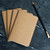 Ox & Pine Kraft Notebook Refills for Refillable Leather Journal (4 Pack) 4"x6", 5"x7", or 6"x8" (6x8, Unlined Paper)
