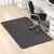 Blvornl Office Chair Mat for Hardwood Floor, 45"x 53" Desk Chair Mat for Hard Wood and Tile Floor, Large Anti-Slip Hard Floor Protector Rolling Chair Mat, PVC Mat Desk Rug for Office Home, Black
