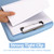 Clipboard with Storage, A4 Binder Nursing Clipboards with Pen Holder, Heavy Duty Storage Clipboard with Low Profile Clip, Clipboards Folder Side-Opening, Smooth Writing Clip Board (Lake Blue)