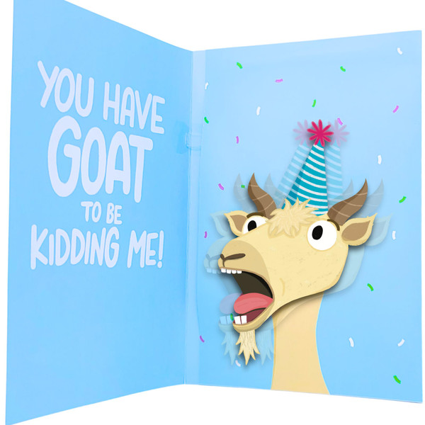 Screaming Goat Birthday Card - Funny Birthday Card for Men Women Kids - Screaming Goat Meme Sound and Shaking Head Motion Bday Greeting Cards 5.25 x 8.18 Inch Screaming Goat Birthday Card - Funny Birthday Card for Men Women Kids - Screaming Goat Meme Sound and Shaking Head Motion Bday Greeting Cards 5.25 x 8.18 Inch