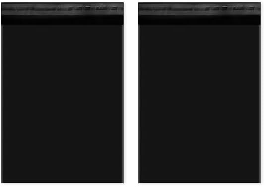 KKBESTPACK BLACK 19x24 50 PCS Large Poly Mailers Shipping Bags for Small Business  Self Sealing Package Envelopes (Pack of 2)