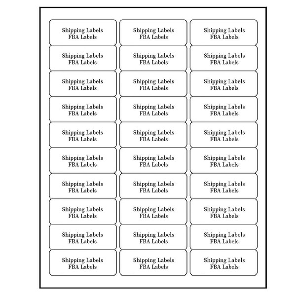 Address Labels for Inkjet Printers 1" x 2-5/8", Pack of 3000 Labels