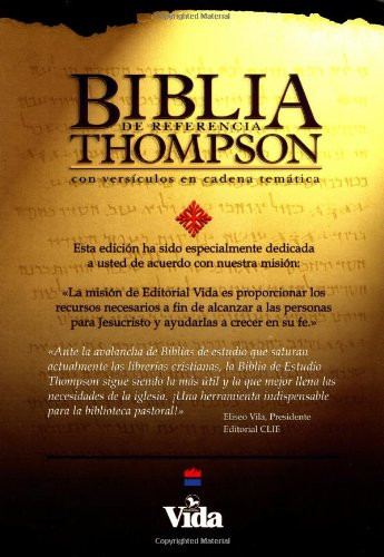 Bblia de Referencia Thompson Piel Especial Negro