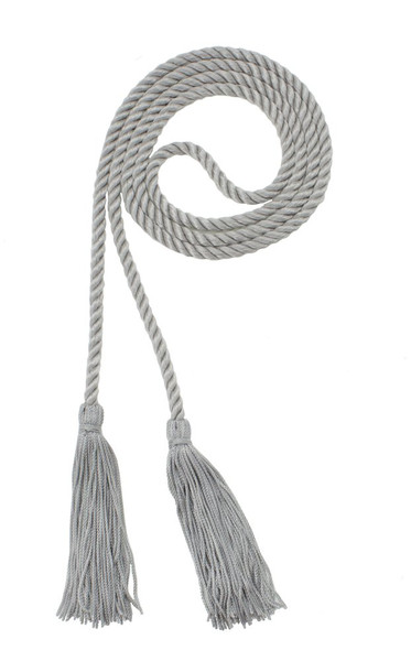 Tassel Depot Graduation Honor Cord - Gray - Every School Color Available - Made in USA