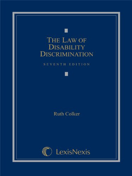 The Law of Disability Discrimination