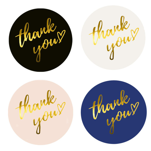 1000 Thank You Stickers | Thank You Stickers for Small Business | 500 Self-Adhesive & Waterproof Stickers with Beautiful Design | Strong and Durable (Classic, 1.5 Inch)