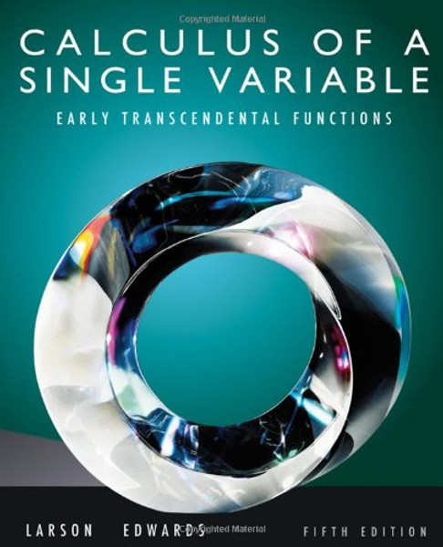 Calculus of a Single Variable: Early Transcendental Functions (Available 2011 Titles Enhanced Web Assign)