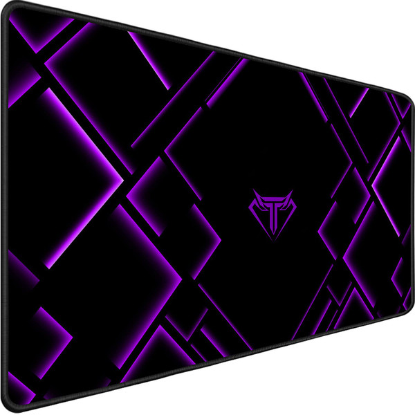 TEDNETGO Large Extended Gaming Mouse Pad, Long Mouse Pads, Extra Large Big Mouse Pad with Stitched Edge, XXL Non-Slip Computer Computer Keyboard Mat for Gamer/Desktop/Office/Home, Purple